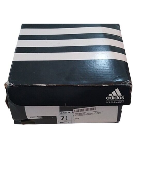 Adidas Performance Mana RC Bounce m running shoes, White/White/Black, 7.5 main image 4